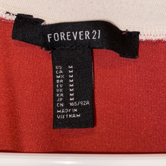 Forever 21 Baseball Style Blouse - Picture 2 of 3